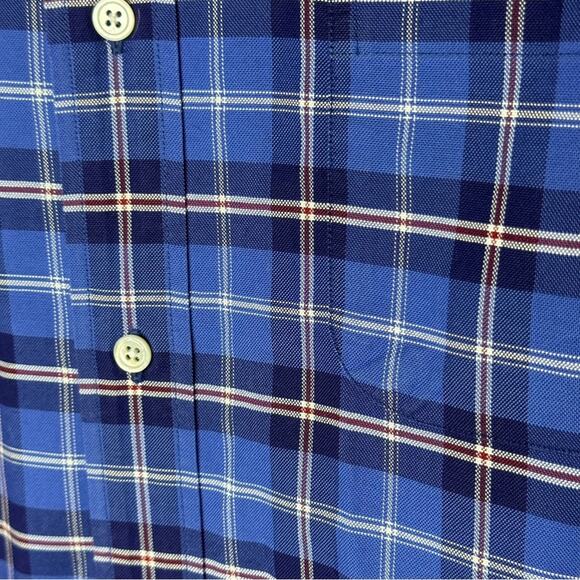 Brooks Brothers Regent Red, White & Blue Plaid Button Down - Picture 4 of 6